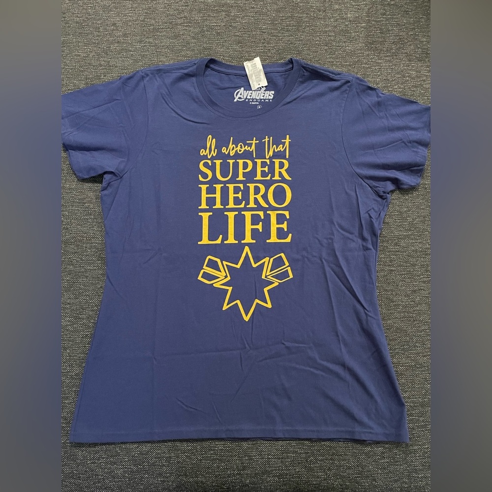 Marvel Captain Marvel Super Hero Life Shirt